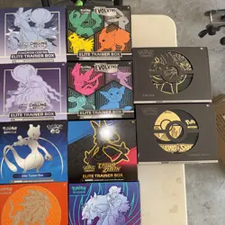 Pokemon ETB Boxes Mixed Lot Empty No Cards Most Have Accessories X18! - Image 4