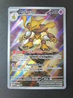 Alakazam MEP 009 Mega Evolution ETB Black Star PROMO Pokemon Card | EXC - Image 1