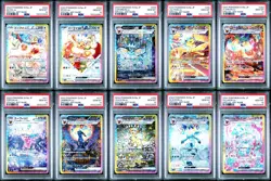 PSA 10 [Set of 10] Eevee SARs Terastal Festival Japanese Pokemon Card SEQUENTIAL - Image 1