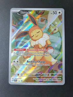 Eevee 173/SVP Black Star PROMO Prismatic Evolutions ETB Pokemon Card | CREASE - Image 1