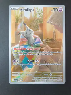 Mimikyu 075/SVP Black Star PROMO Paldean Fates ETB Pokemon Card | NEAR MINT - Image 1