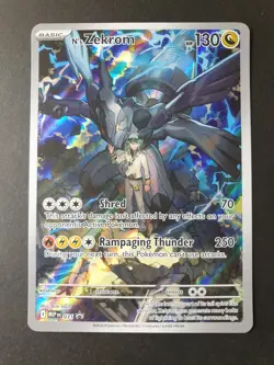 N's Zekrom MEP 031 Black Star PROMO Ascended Heroes ETB Pokemon Card | EXC - Image 1