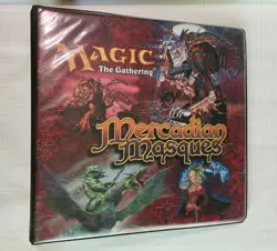 Magic MTG Mercadian Masques Edition CCG Card Binder (WotC Ultra Pro 1999) - Image 1
