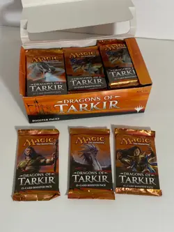 MTG - 1x Dragons of Tarkir (DTK) - Factory Sealed Booster Pack - NEW - NM Magic - Image 1