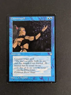 MTG Card - 1x Counterspell - Ice Age - LP/MP - Vintage Magic The Gathering - Image 2
