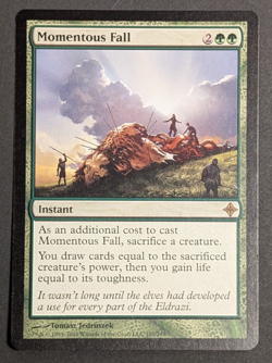 MTG Card - 1x Momentous Fall - Rise of the Eldrazi - NM - Magic The Gathering - Image 1
