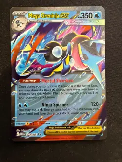 Mega Greninja ex - 022/086 - Ultra Rare - Chaos Rising - NM/M - Pokemon Card - Image 1