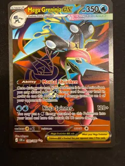 Mega Greninja ex - 100/086 - Ultra Rare - Chaos Rising - NM/M - Pokemon Card - Image 1