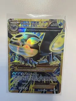 Primal Kyogre EX Full Art Holo Ultra Rare Card 96/98 HP - Image 1