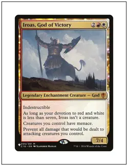 1x Iroas, God of Victory, The List, Mystery Booster 2, Magic MTG NM - Image 1