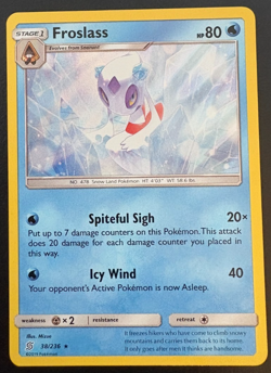 Pokemon Froslass 38/236 Unified Minds Holo NM - Image 1