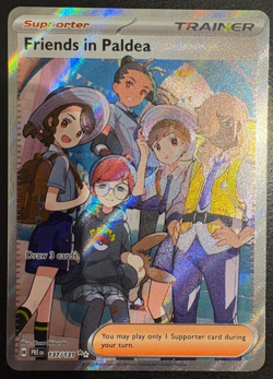 Pokemon TCG Prismatic Evolutions Friends in Paldea Ultra Rare 137/131 LP - Image 1