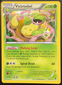 Pokemon TCG Victreebel Furious Fists 3/111 Holo Rare NM - Image 1
