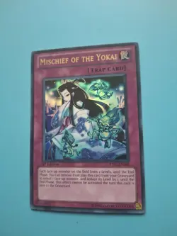 Yugioh Card - Mischief Of The Yokai Ultra Rare 1st Edition STBL-EN089 HP - Image 1