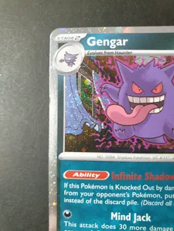Gengar HOLO 050/088 Perfect Order STAMPED EB Games PROMO Pokemon | PLAYED - Image 3