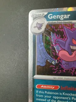 Gengar HOLO 050/088 Perfect Order STAMPED EB Games PROMO Pokemon | PLAYED - Image 4