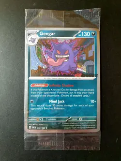 Gengar HOLO 050/088 Perfect Order STAMPED EB Games PROMO Pokemon SEALED *DAMAGED - Image 1