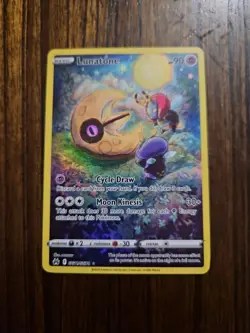 Pokemon TCG Lunatone Crown Zenith: Galarian Gallery GG11/GG70 Holo Holo Rare - Image 1