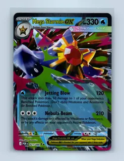 Pokemon tcg ME03: Perfect Order Mega Starmie ex Near Mint or Better - Image 1