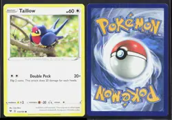 TAILLOW 133/185 C VIVID VOLTAGE POKEMON NM/M Yuka Morii (CRIMP ERROR) - Image 1