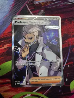 Pokemon TCG Professor Turo's Scenario 240/182 SV04: Paradox Rift Holo Ultra Rare - Image 1