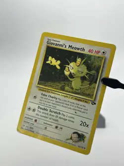 Pokemon TCG Giovanni’s Meowth 43/132 Gym Challenge Vintage - Image 2