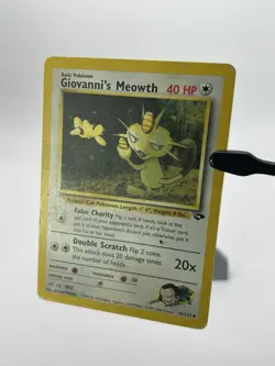 Pokemon TCG Giovanni’s Meowth 43/132 Gym Challenge Vintage - Image 4