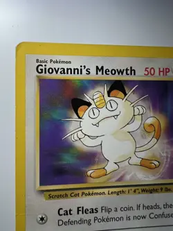 Pokemon TCG Giovanni's Meowth Gym Challenge Common - Image 4
