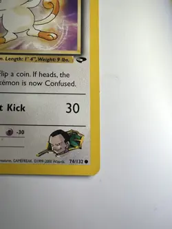 Pokemon TCG Giovanni's Meowth Gym Challenge Common - Image 5