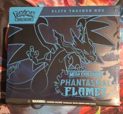 Pokemon Mega Evolution Phantasmal Flames Elite Trainer Box ETB Sealed - Image 1
