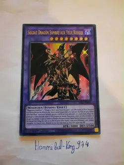 Yu-Gi-Oh! Soldat Dragon Sombre aux Yeux Rouges : UR RA02-FR021 - Image 1