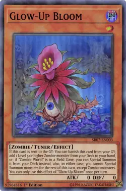 Glow-Up Bloom SR07-EN003 Structure Deck: Zombie Horde Yu-Gi-Oh 1st Edition NM/M - Image 1