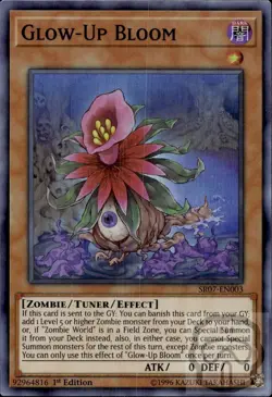 Glow-Up Bloom SR07-EN003 Structure Deck: Zombie Horde Yu-Gi-Oh 1st Edition NM/M - Image 2