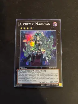 YuGiOh REDU-EN047 Alchemic Magician Super Rare 1st Edition Near Mint - Image 1