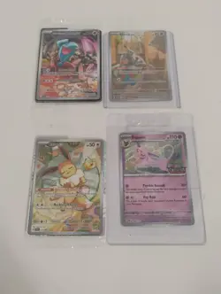 Pokemon Sealed Espeon Best Buy Promo/Eevee/Mimikyu Promo Holo Cards - Image 1