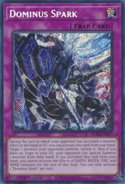 Yugioh - Dominus Spark - Secret Rare - BLZD-EN077 - 1st Edition - IN HAND - Image 1