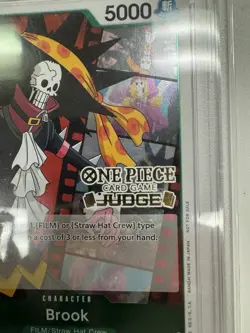 Brook - OP02-040 - PSA 10 - Judge Promo - English - One Piece - Image 2