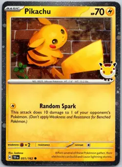 Pikachu 051/162 (Pokemon Day 2026) Miscellaneous Cards & Products Near Mint - Image 1