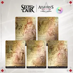 MTG Assassins Creed Secret Lair Foil Card Lot - Image 4