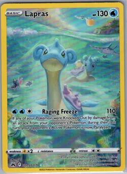 Lapras GG05/GG70 SWSH: Crown Zenith: Galarian Gallery - Pokemon Card - NM - Image 1