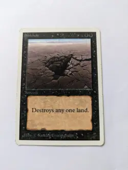 WOTC MTG Vintage Unlimited Edition Sinkhole (LP) CCG Magic the Gathering - Image 3