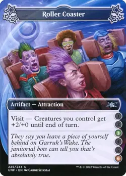 FOIL Roller Coaster Unfinity Magic MTG Artifact CARD 1x (225/244) - Image 1
