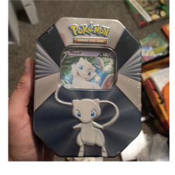 Pokemon TCG V Forces Tin Mew V Promo Sealed 4pack booster 2021 English - Image 1