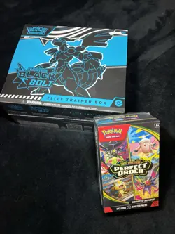 Pokemon Scarlet & Violet Black Bolt Elite Trainer Box & Perfect Order Booster B… - Image 1