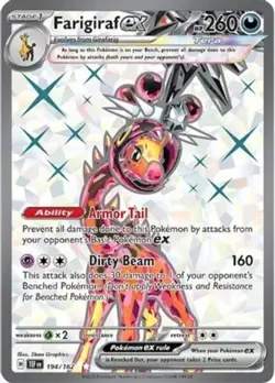 Farigiraf ex - 194/162 - Ultra Rare NM, English Pokemon Temporal Forces - Image 1