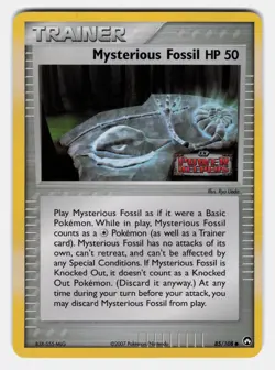 Mysterious Fossil Power Keepers #85/108 LP Pokemon TCG Stamped Foil - Image 1