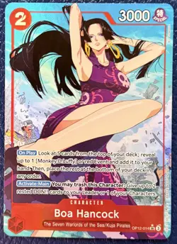 Boa Hancock (Alt Art) OP12-014 SR Legacy of the Master ONE PIECE Card ENGLISH NM - Image 1