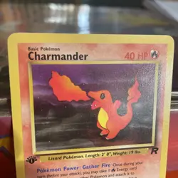 Pokemon TCG Charmander 50/82 1st Edition Team Rocket Common WOTC 1999 Vintage - Image 4