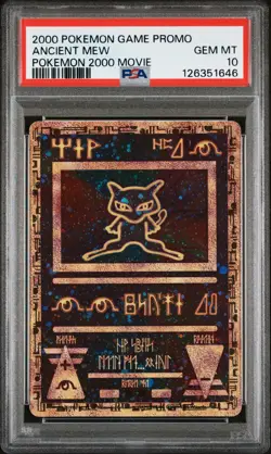 2000 POKEMON GAME MOVIE POKEMON 2000 MOVIE ANCIENT MEW PSA 10 - Image 1