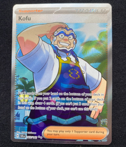 Pokemon TCG Kofu 165/142 Stellar Crown Full Art Trainer (NM) - Image 1